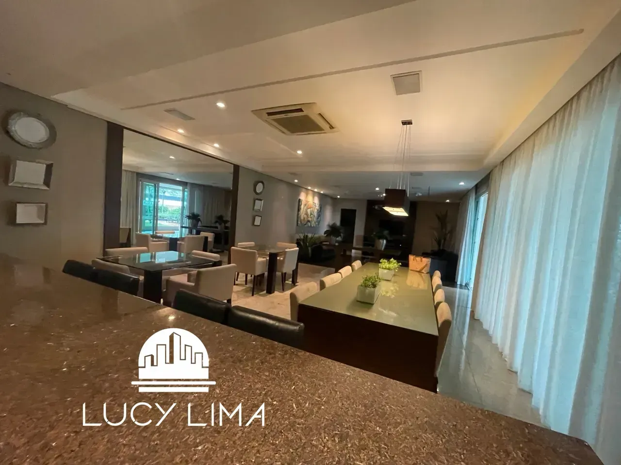Furnished apartment, 100 m², with floor-to-ceiling windows — photo 31
