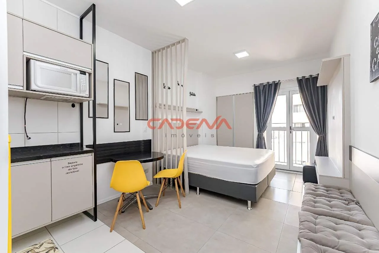 42 m² studio with balcony and 1 bathroom