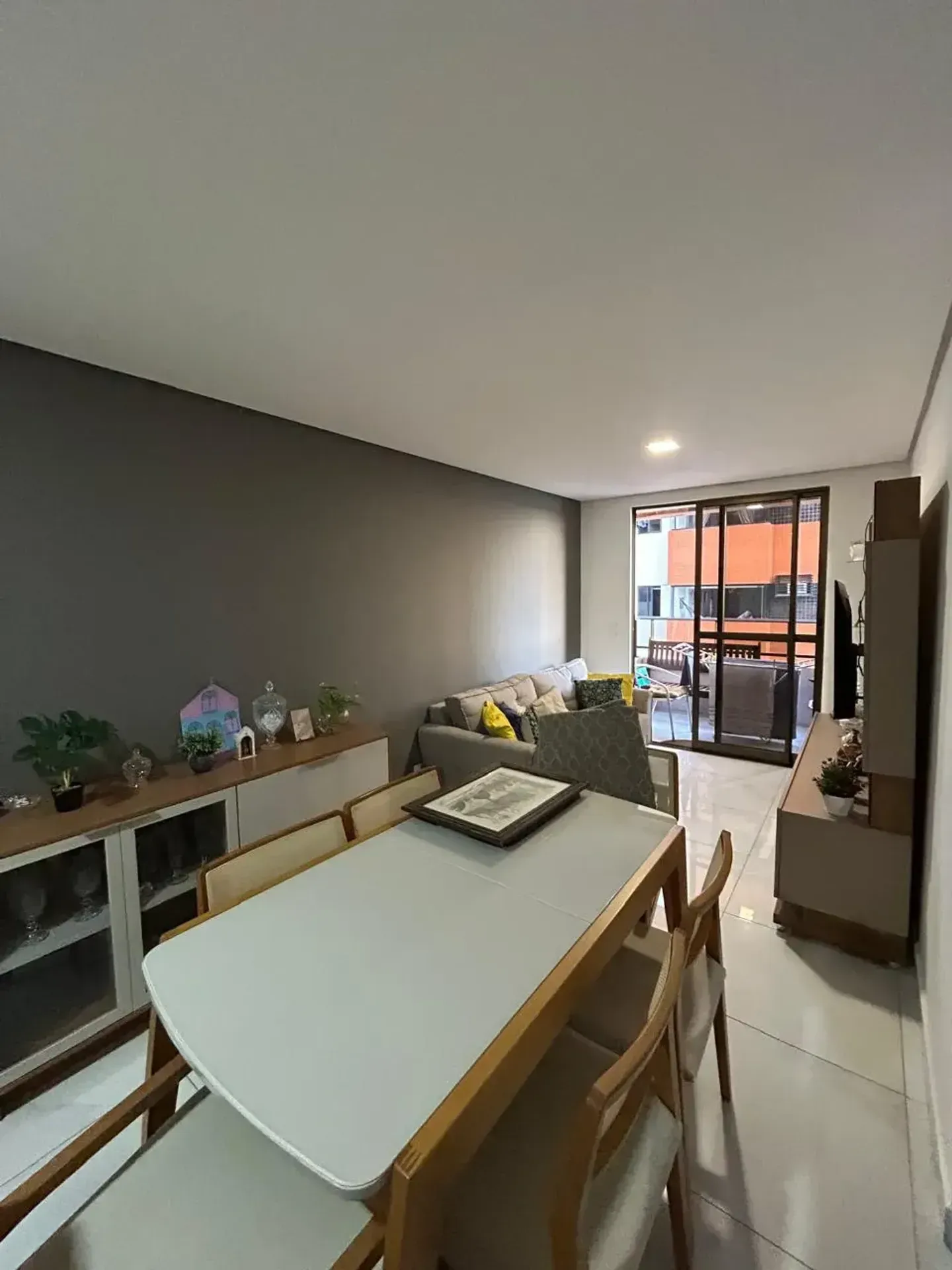 Furnished apartment with 2 bedrooms and a balcony