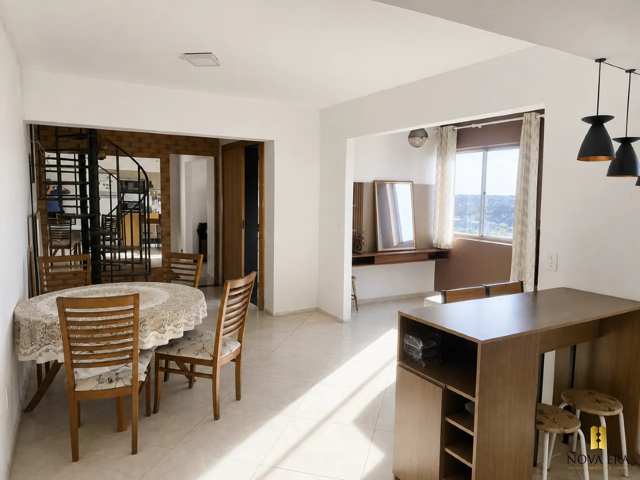 Furnished 1-bedroom apartment with 90 m² and parking