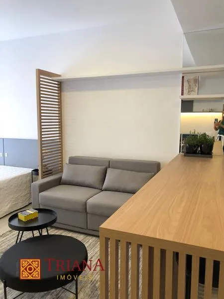 Furnished studio 31 m² with 1 parking spot and open-plan kitchen