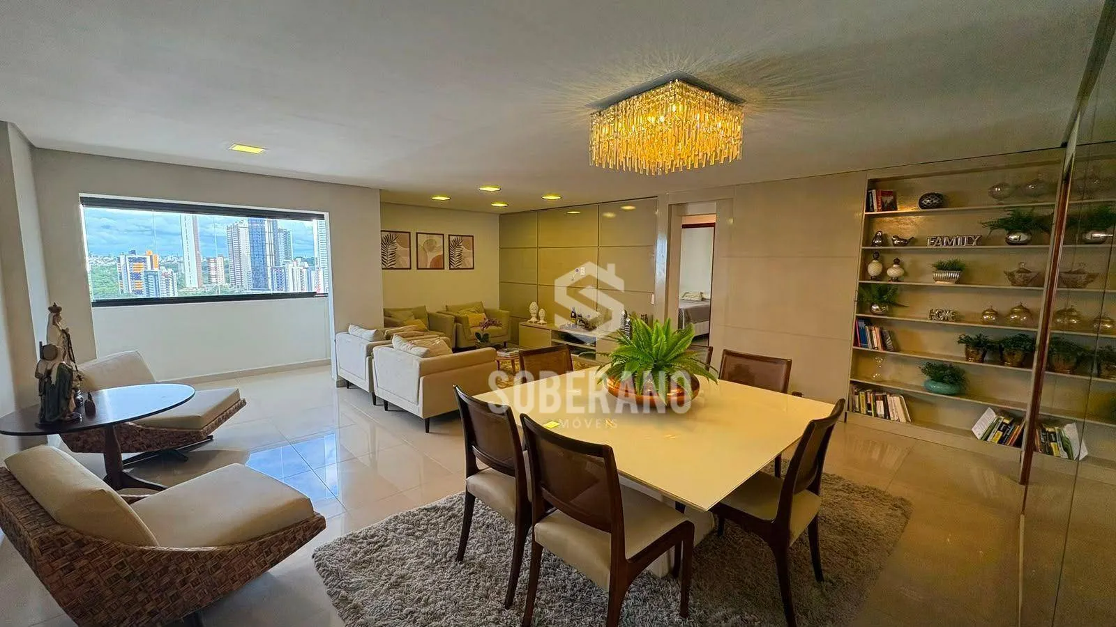 2-bedroom apartment with a home office in João Pessoa