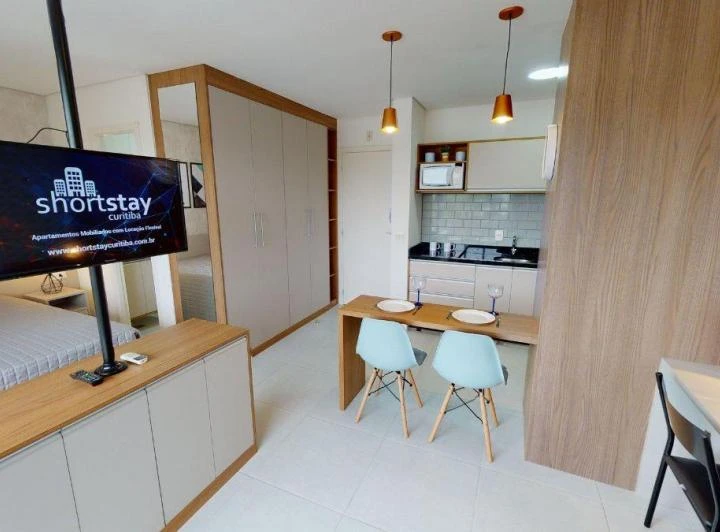 Мебльований студіо 30 м² з відкритою кухнею — photo 4