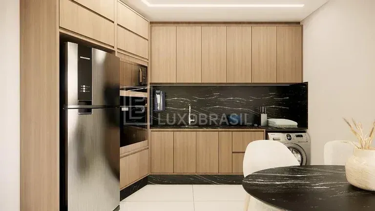Furnished apartment with American-style kitchen and balcony — photo 12