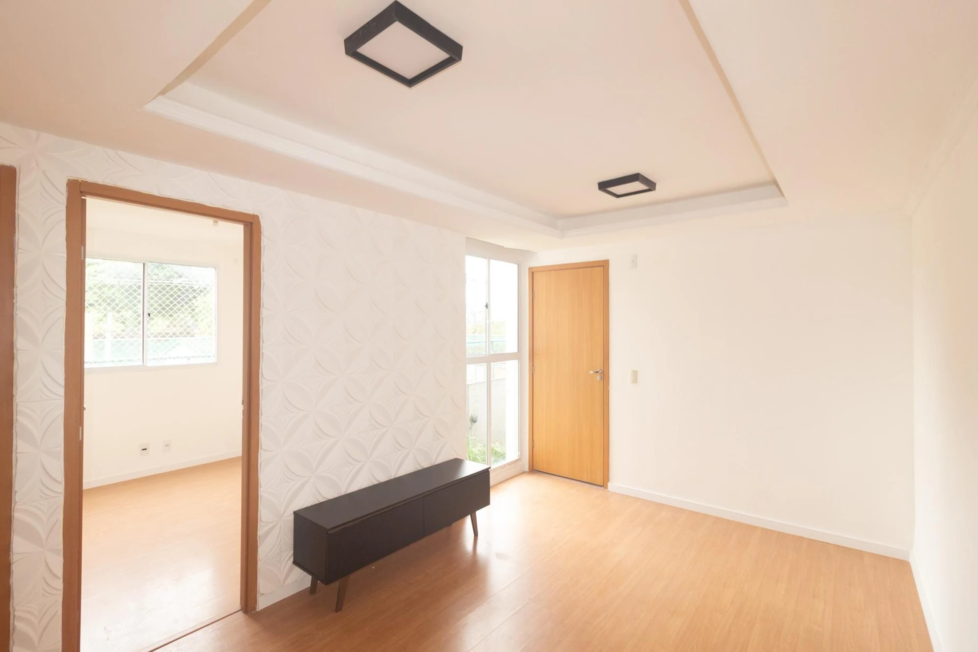 2-bedroom apartment with wood or laminate floors