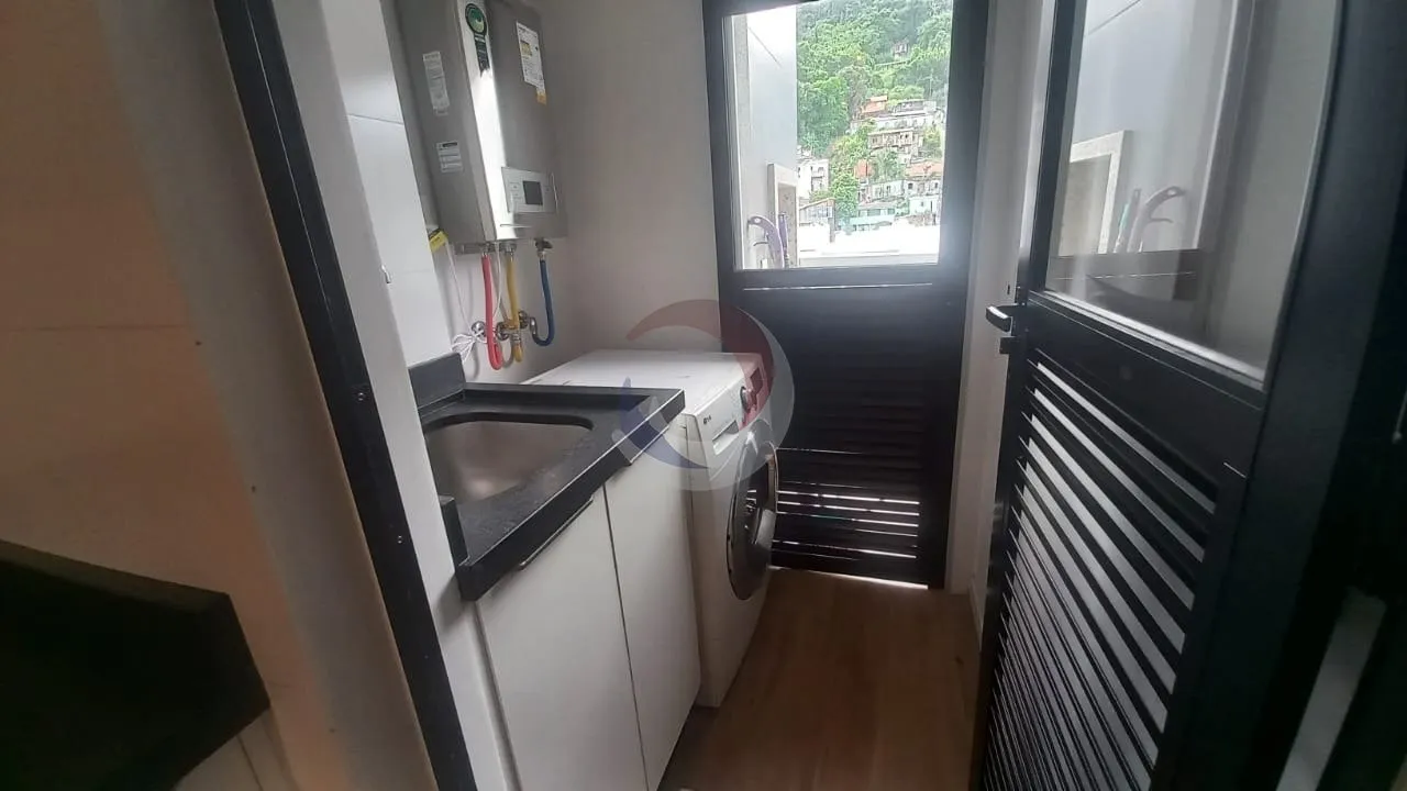 Studio mobiliado de 51 m² com 1 quarto e cozinha americana