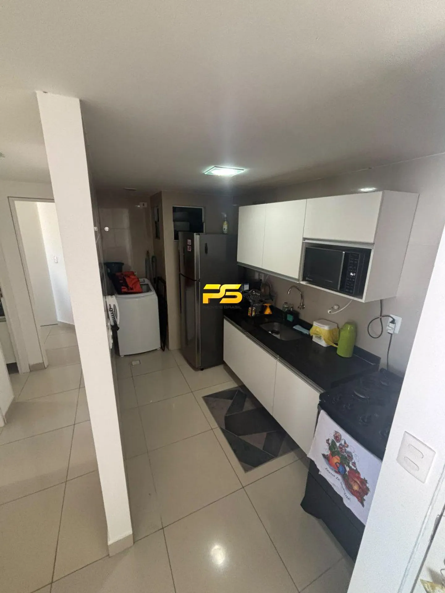 58 m² apartment with 2 bedrooms and gas open-plan kitchen — photo 2