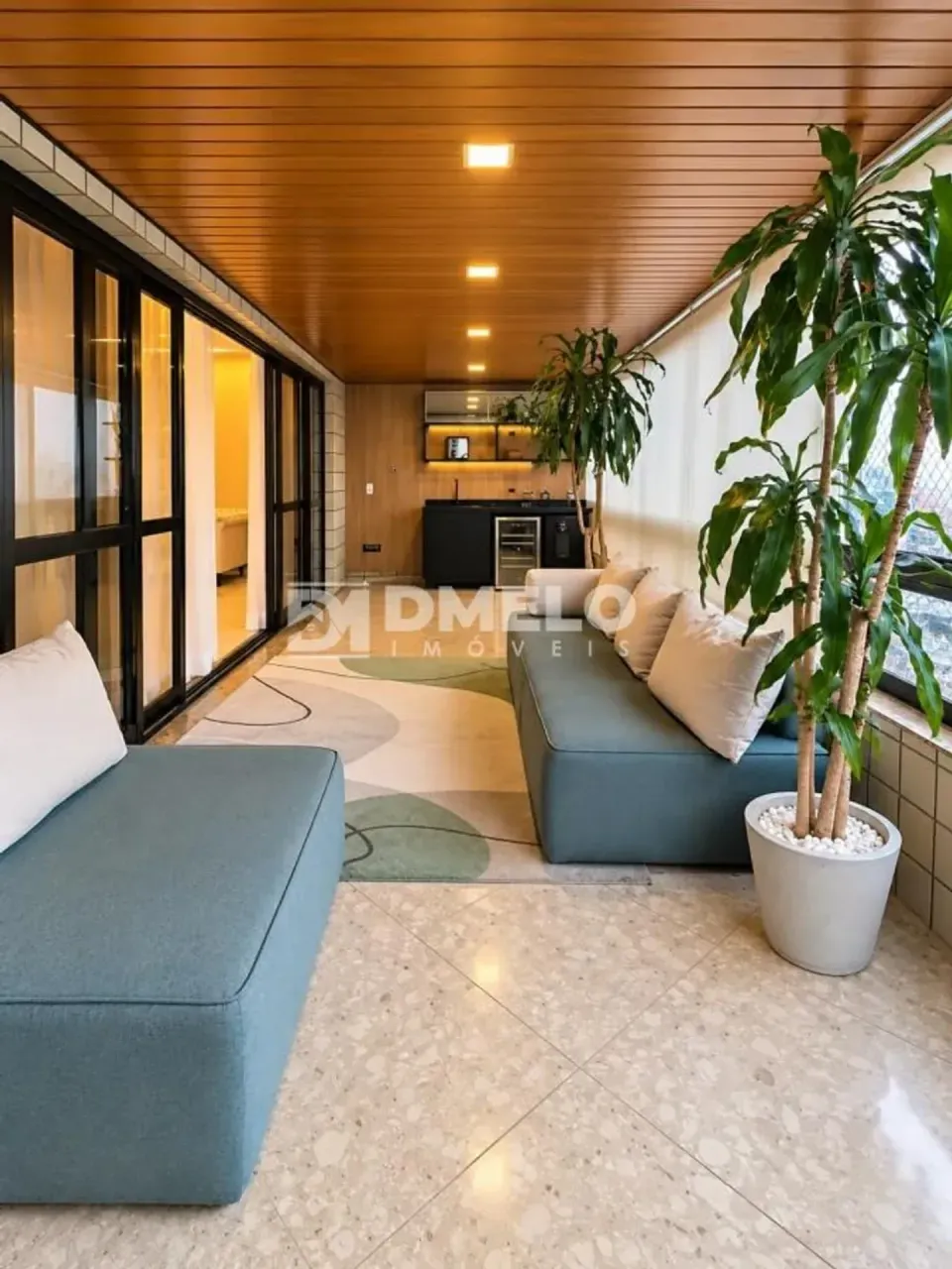 Apartamento mobiliado, 220 m², com janelas do piso ao teto — photo 7