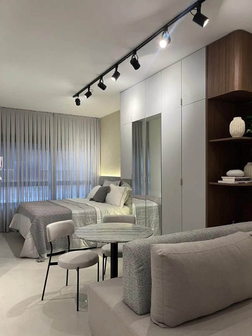 Furnished studio 32 m² with 1 bedroom and 1 parking spot
