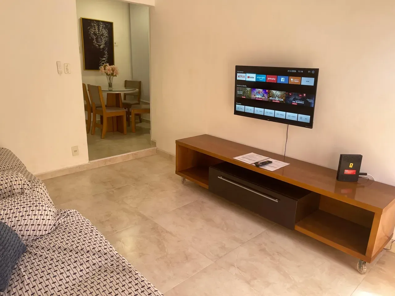 2-bedroom, 2-bath apartment on the 2nd floor, no parking