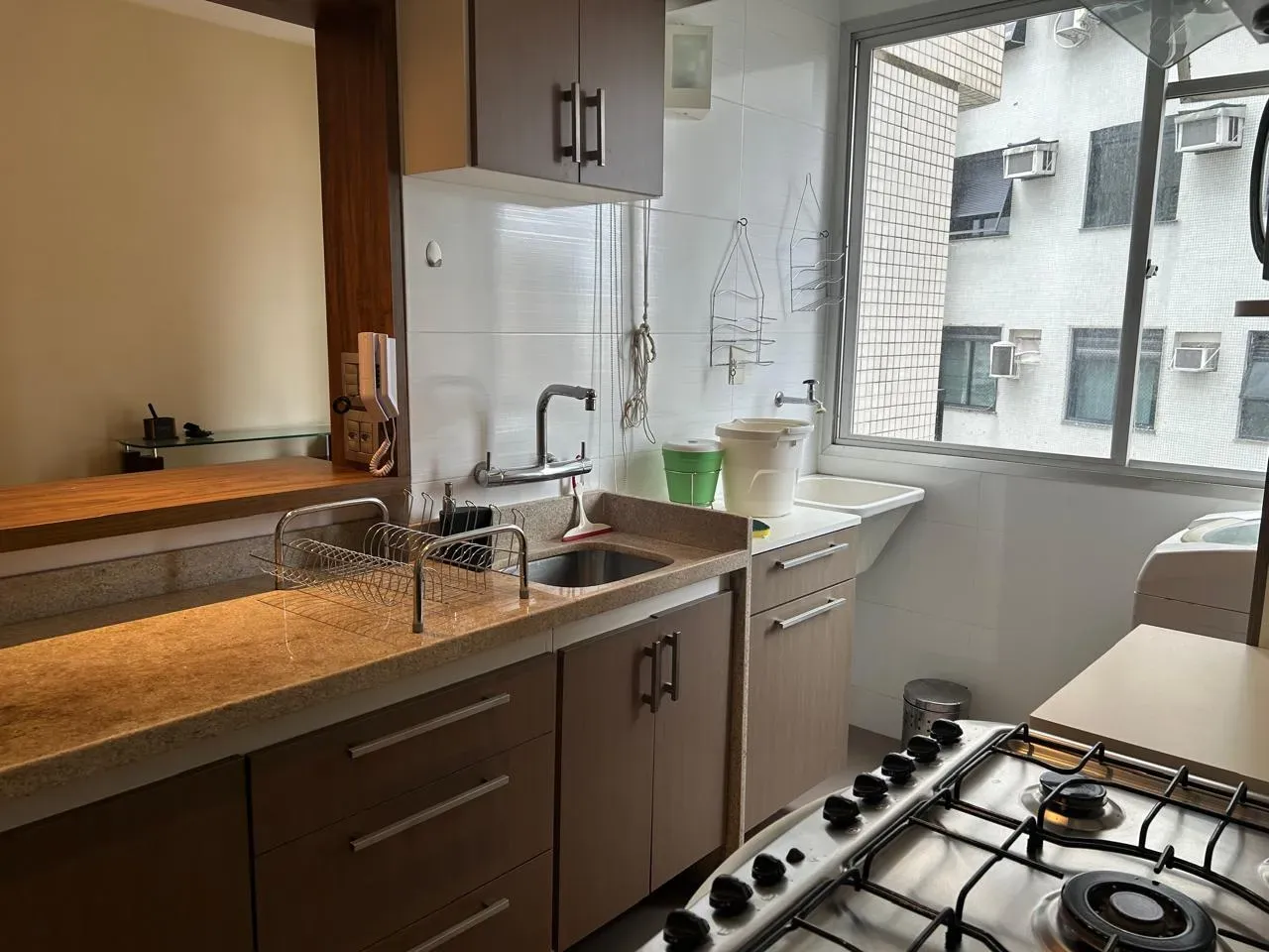 Apartment on the 7th floor with a washing machine — photo 16