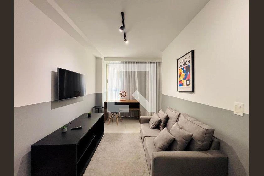 Furnished 1-bedroom apartment with 39 m² and no parking