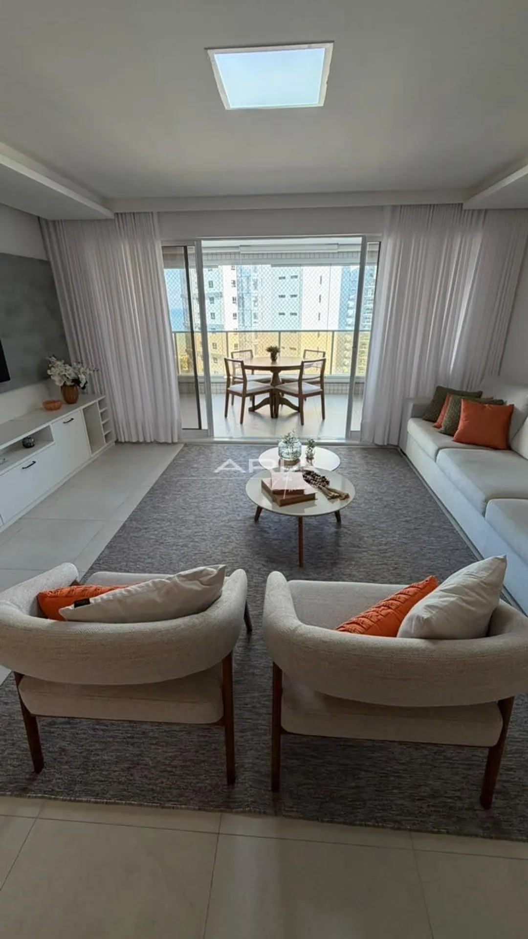 One-bedroom apartment with a glass-enclosed balcony