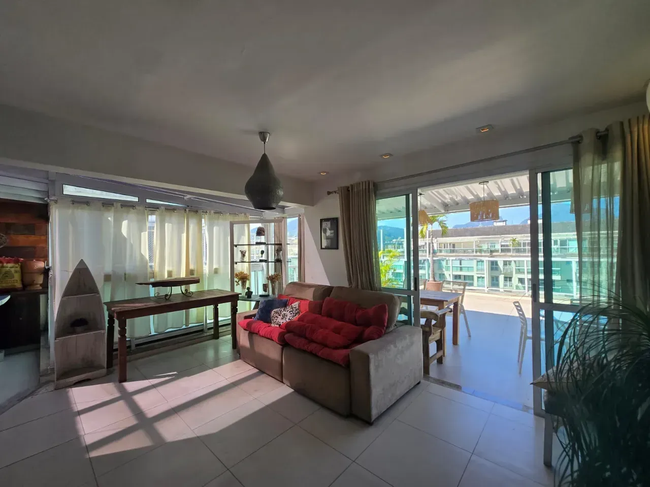 Furnished apartment with open-plan kitchen and terrace — photo 10