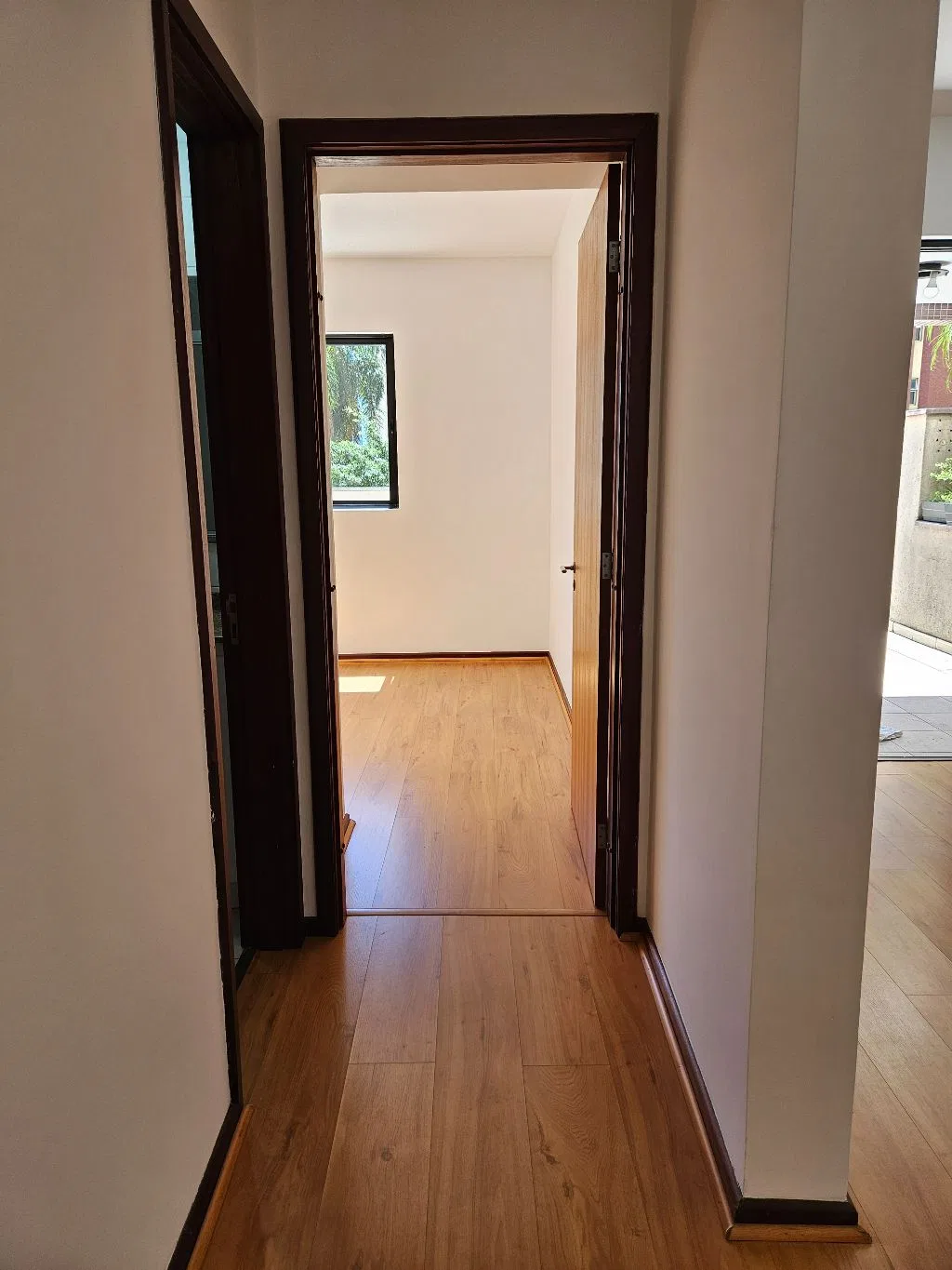 Balcony with a grill in a one-bedroom apartment, 62 m² — photo 14