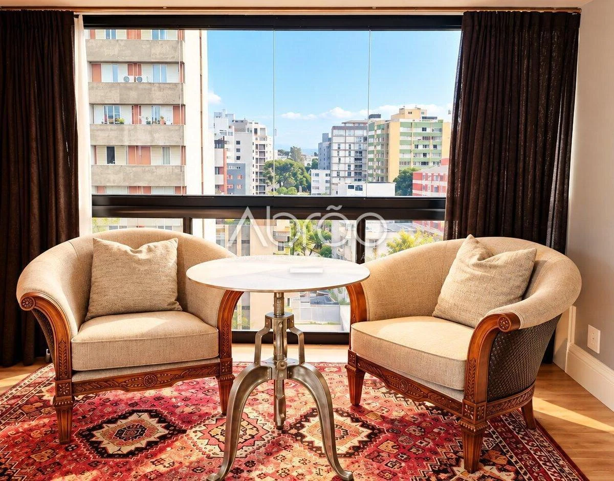 Furnished apartment, 98 m², with floor-to-ceiling windows — photo 8