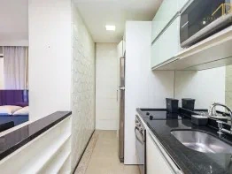 Furnished apartment, 33 m², with a washing machine — photo 17
