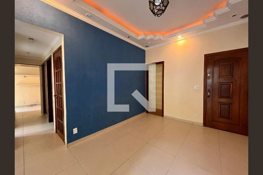 2-bedroom apartment in a building with a gym
