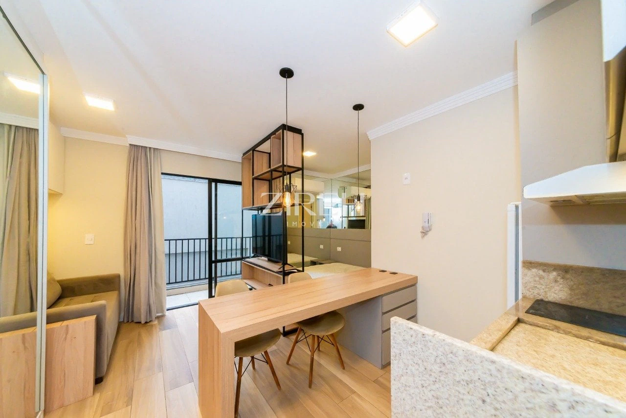 Apartamento mobiliado de 1 quarto com varanda de vidro — photo 4