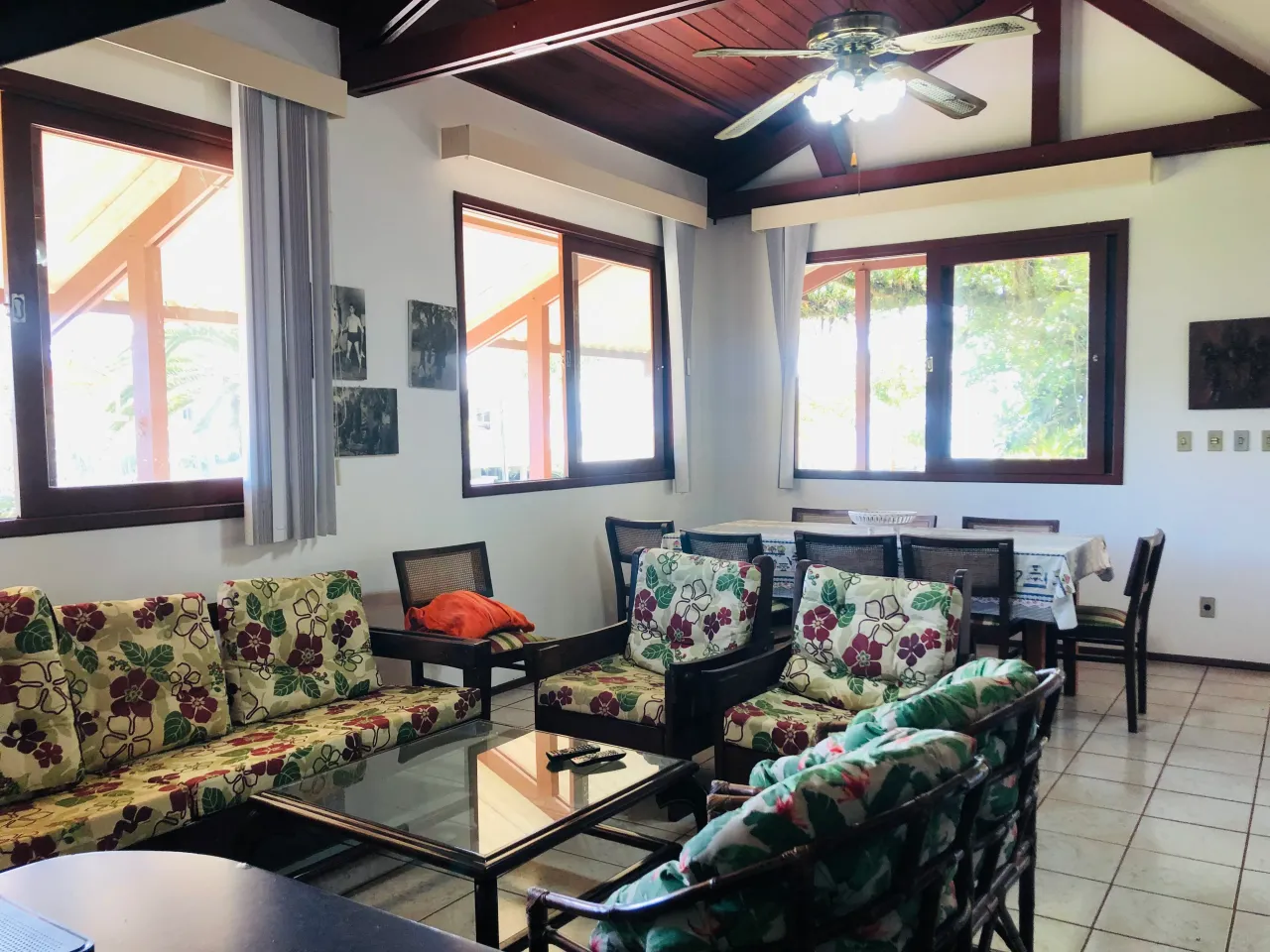 Furnished house with 4 bedrooms and a balcony grill