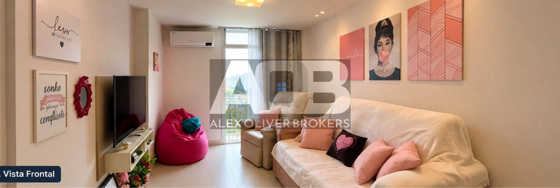 Apartamento mobiliado com 2 quartos e área de BBQ — photo 17