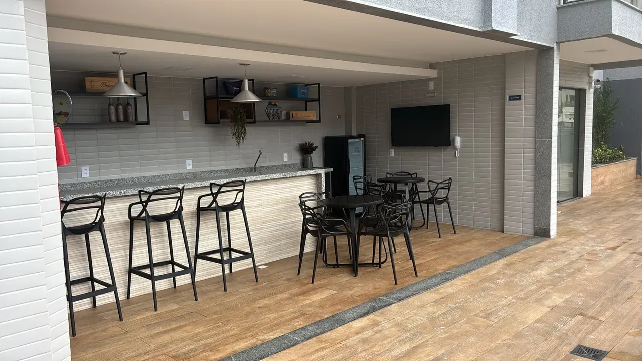 Apartamento de 1 quarto com cozinha integrada e vaga — photo 34
