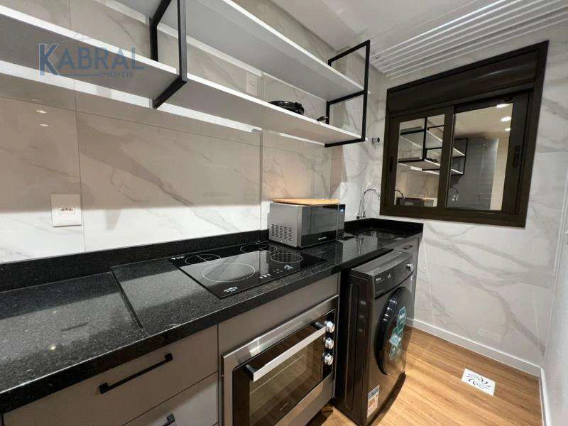 Apartamento de 1 quarto com vaga e cozinha integrada