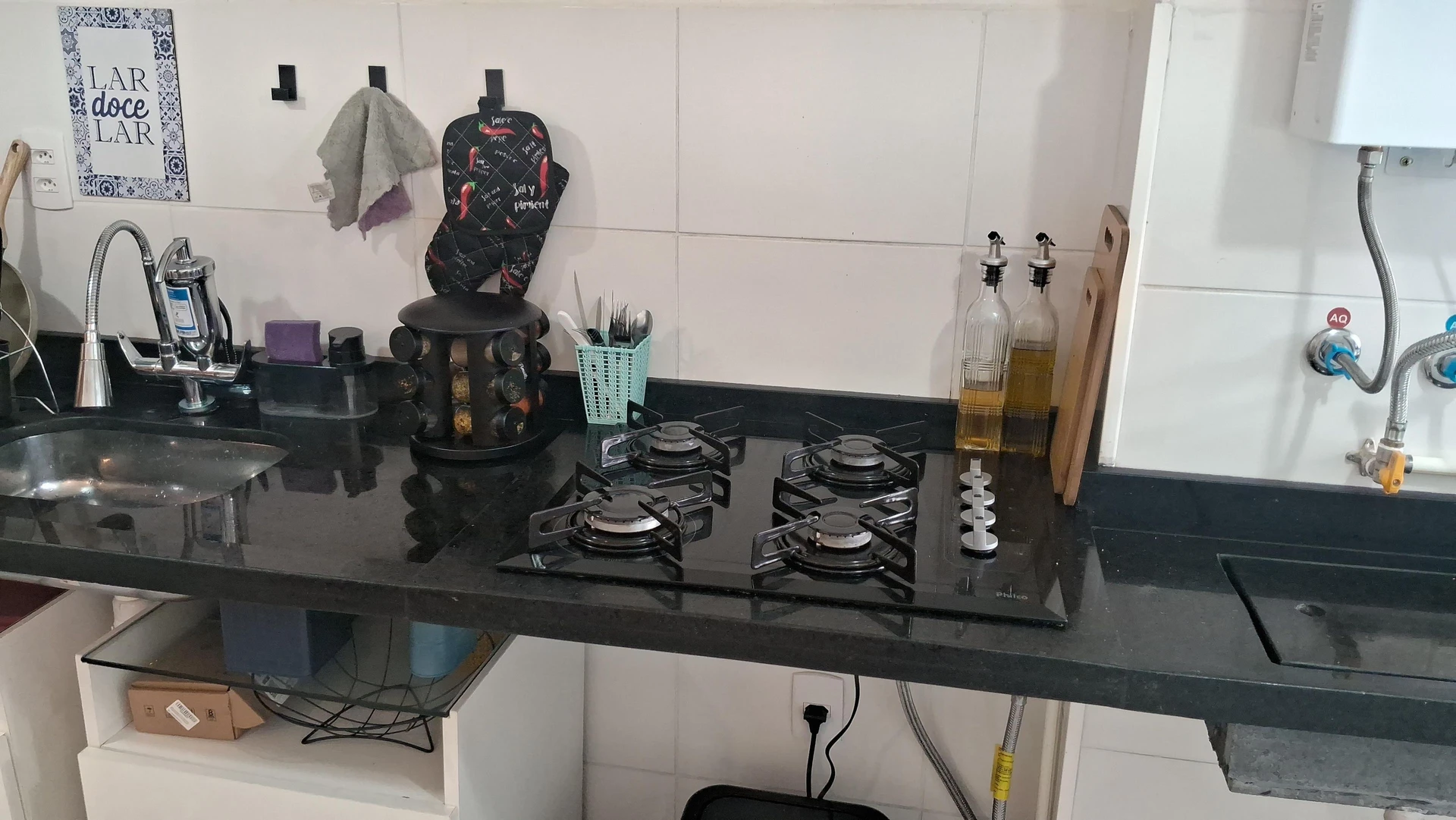 Apartamento mobiliado de 2 quartos com espaço de home office