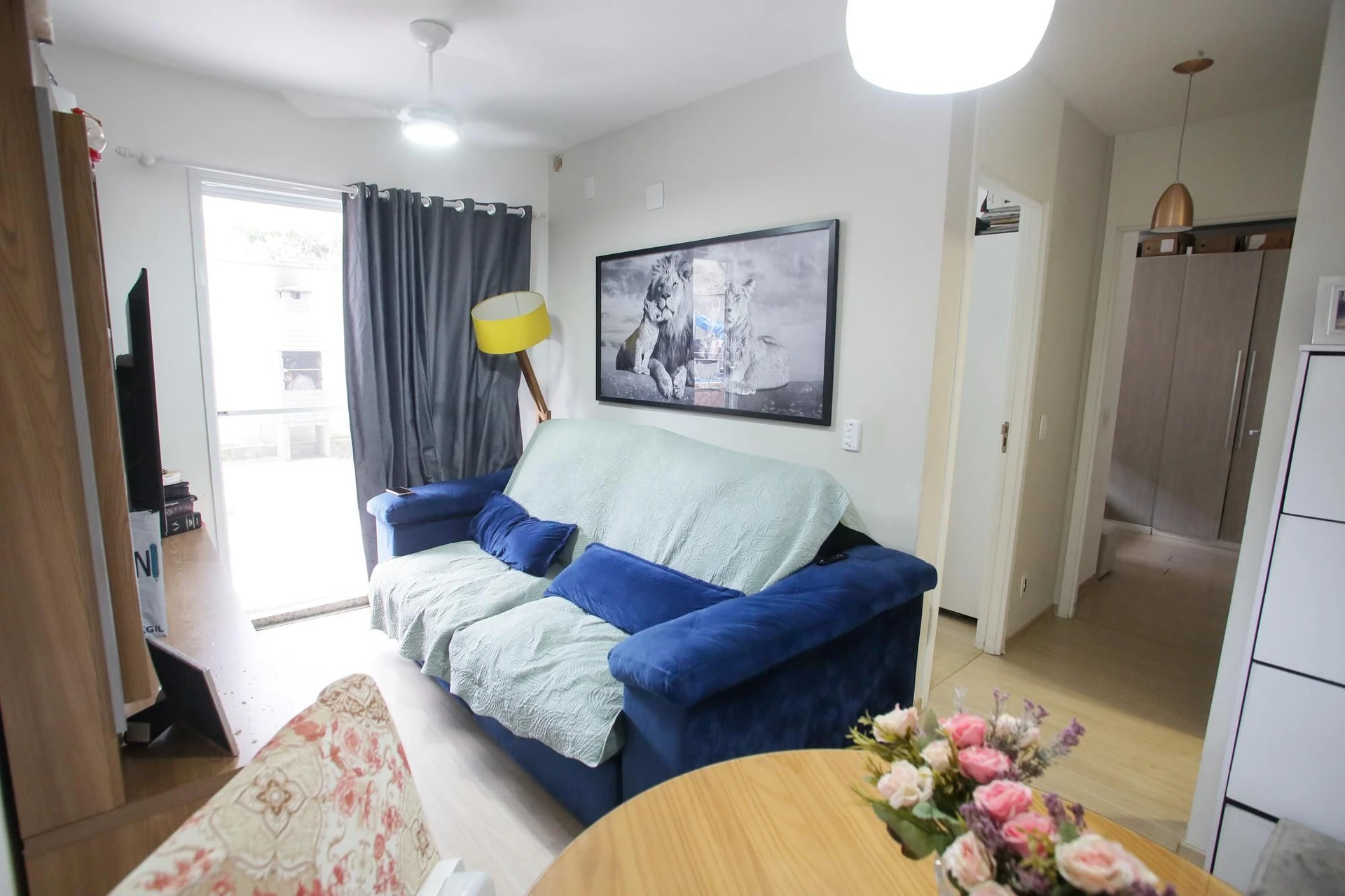 Furnished apartment with 2 bedrooms and open-plan gas kitchen — photo 10