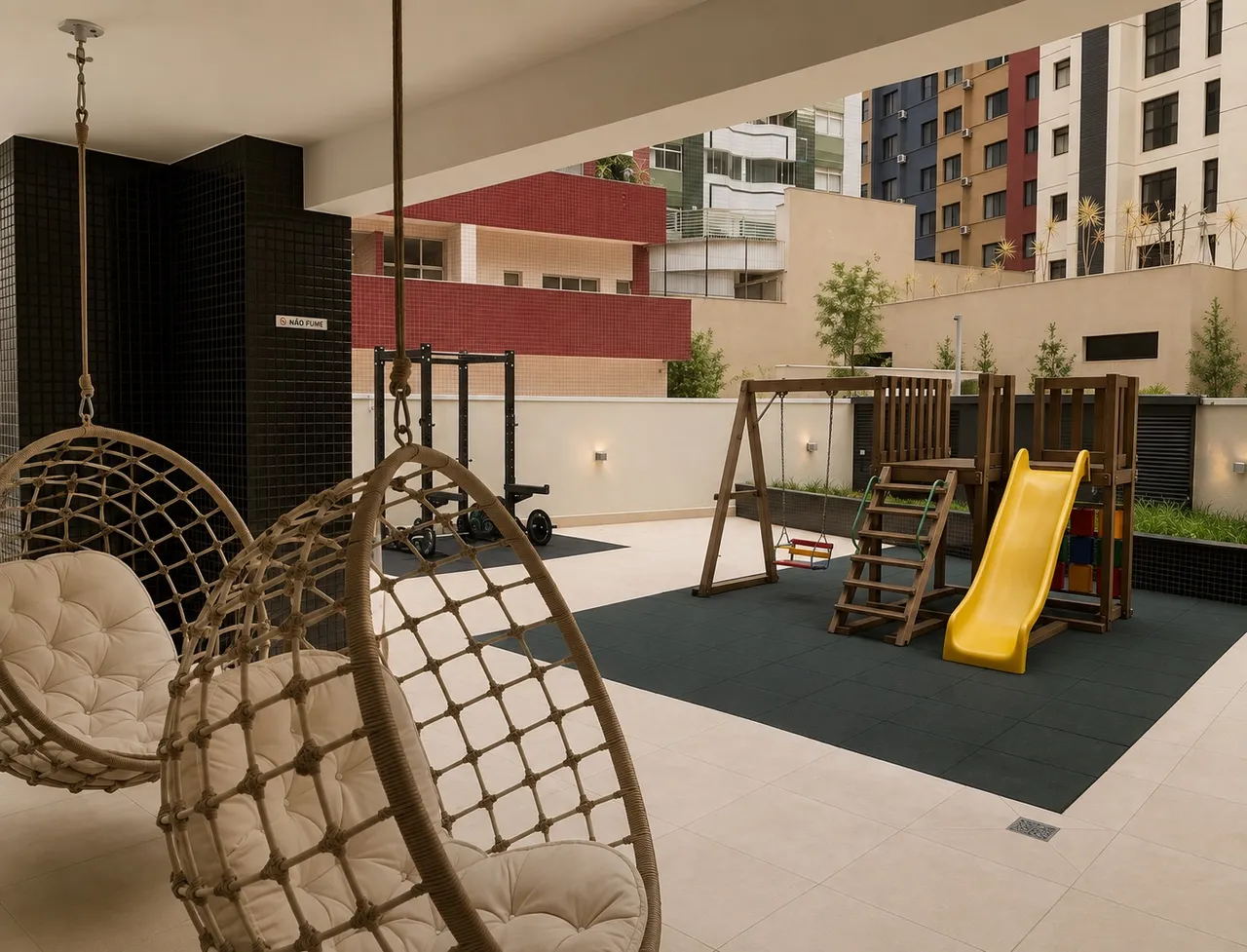 Studio mobiliado em condomínio com academia — photo 12