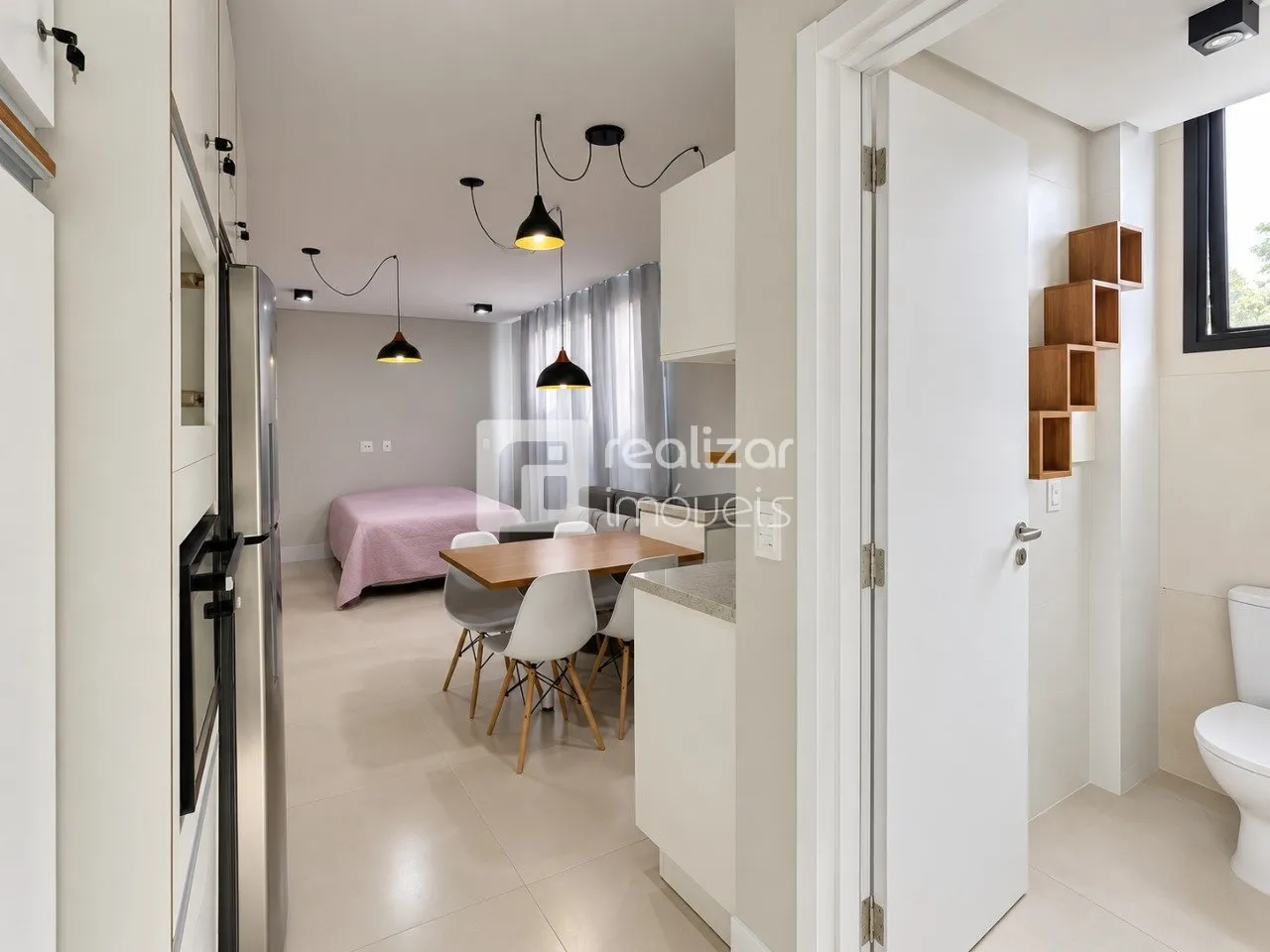 Furnished apartment, 32 m², with a glass-enclosed balcony — photo 14