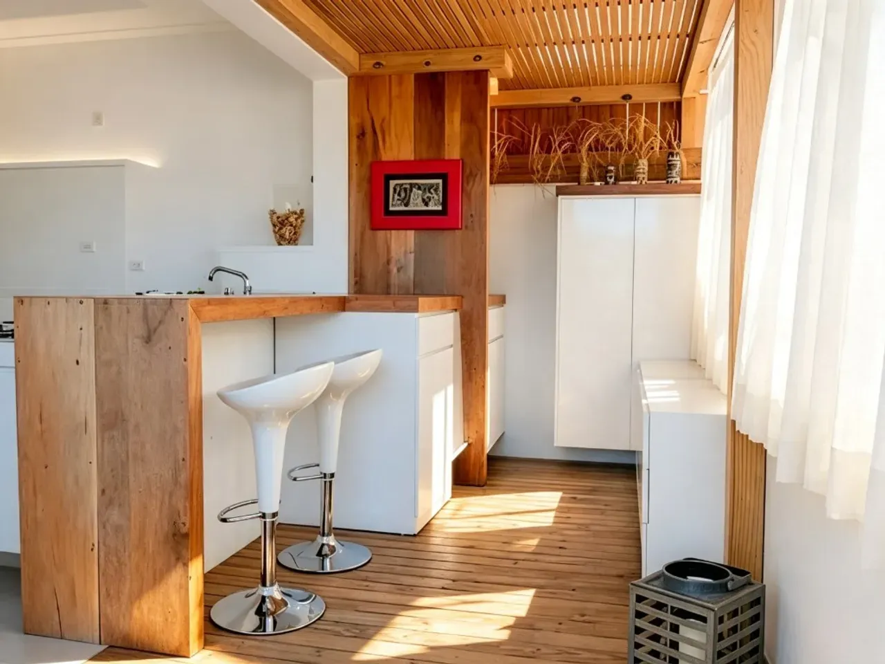 204 m² apartment with built-in grill on the balcony — photo 4