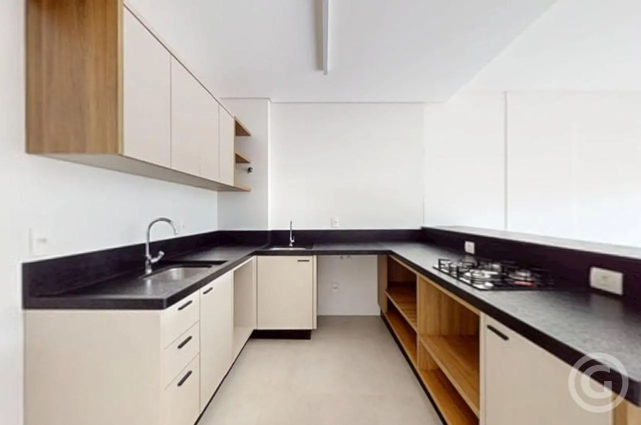 49 m² studio with open-plan kitchen and 1 parking spot — photo 8