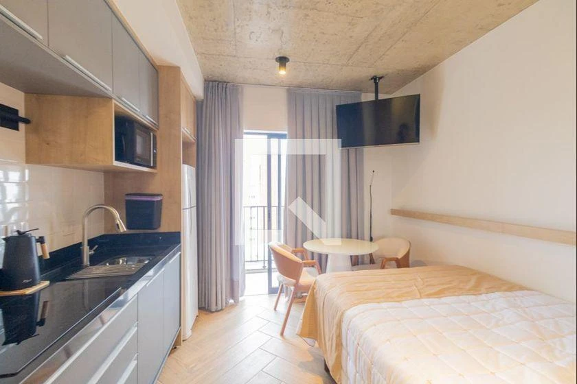 Furnished 1-bedroom apartment with balcony barbecue grill — photo 8