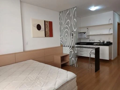 Studio mobiliado de 46 m² com cozinha integrada — photo 3