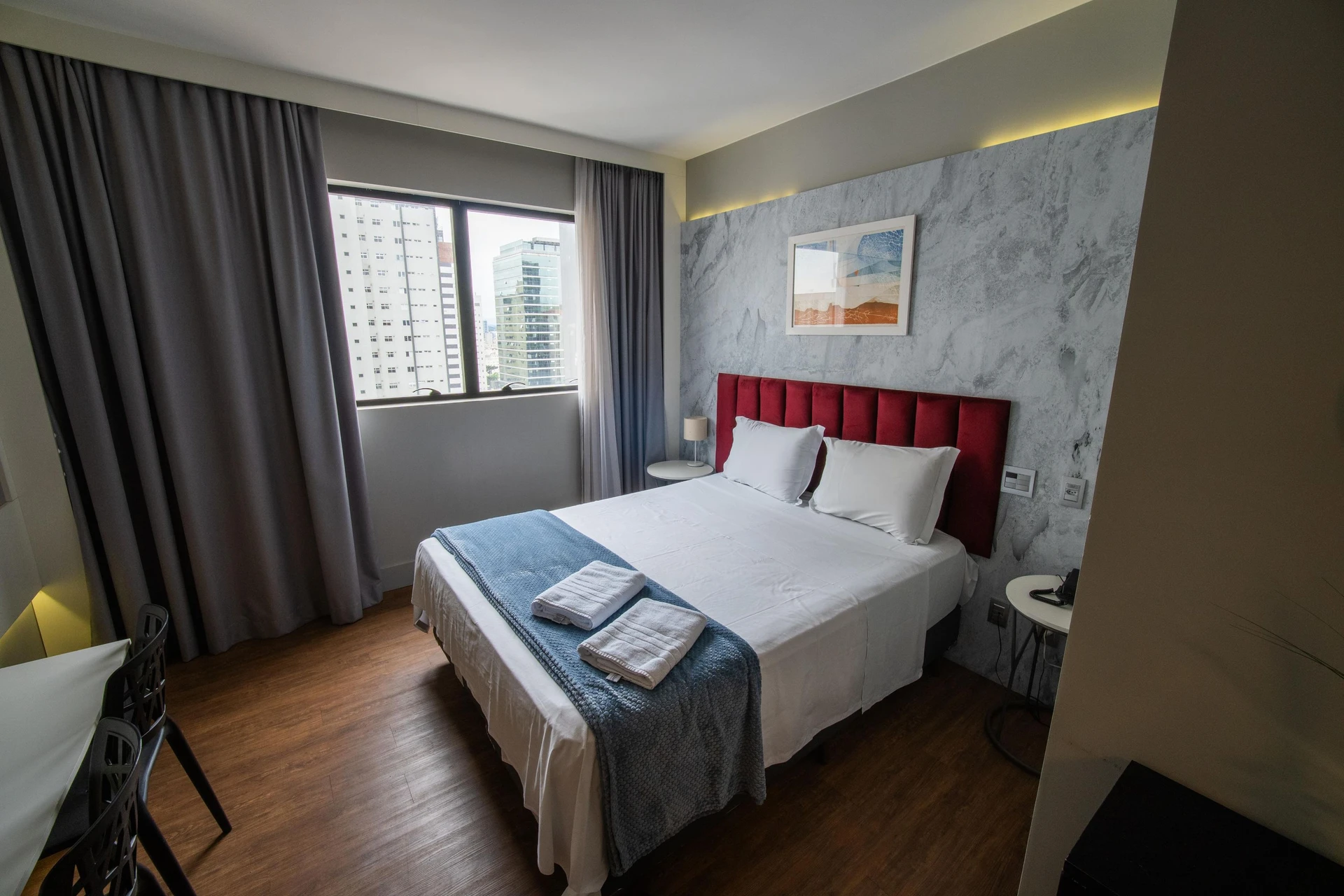 Furnished studio with 1 bedroom and 1 bathroom — photo 12