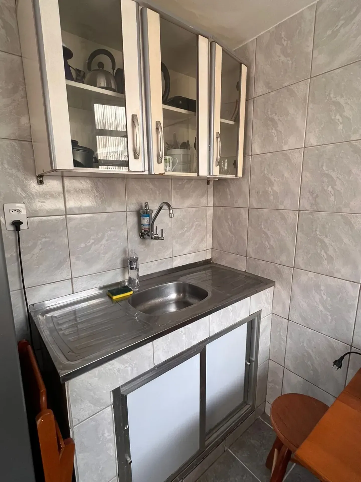 Furnished 40 m² apartment with balcony and 1 bedroom — photo 4