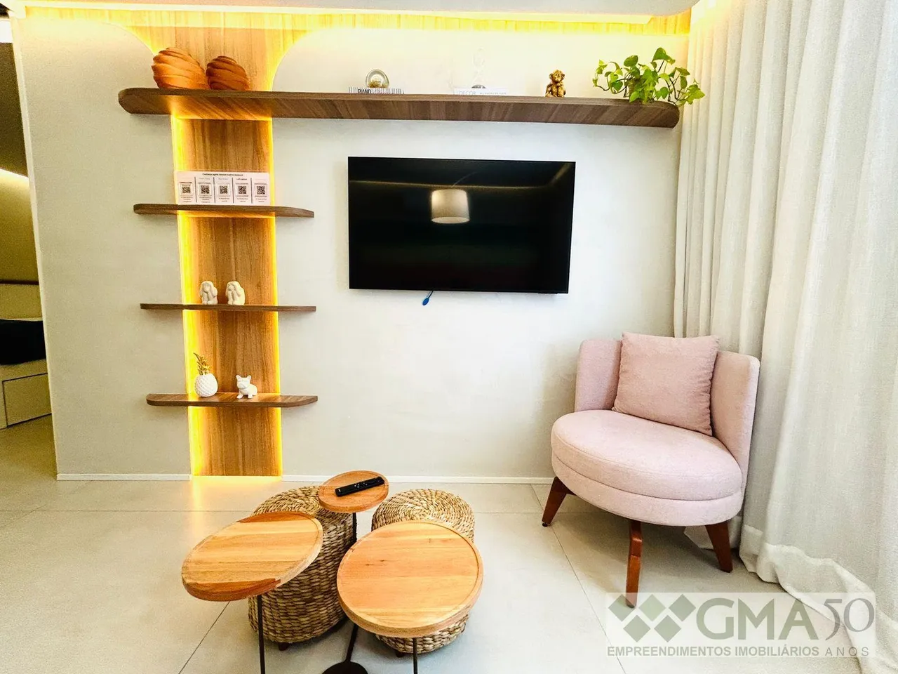 Furnished 1-bedroom apartment with a gas stove — photo 7
