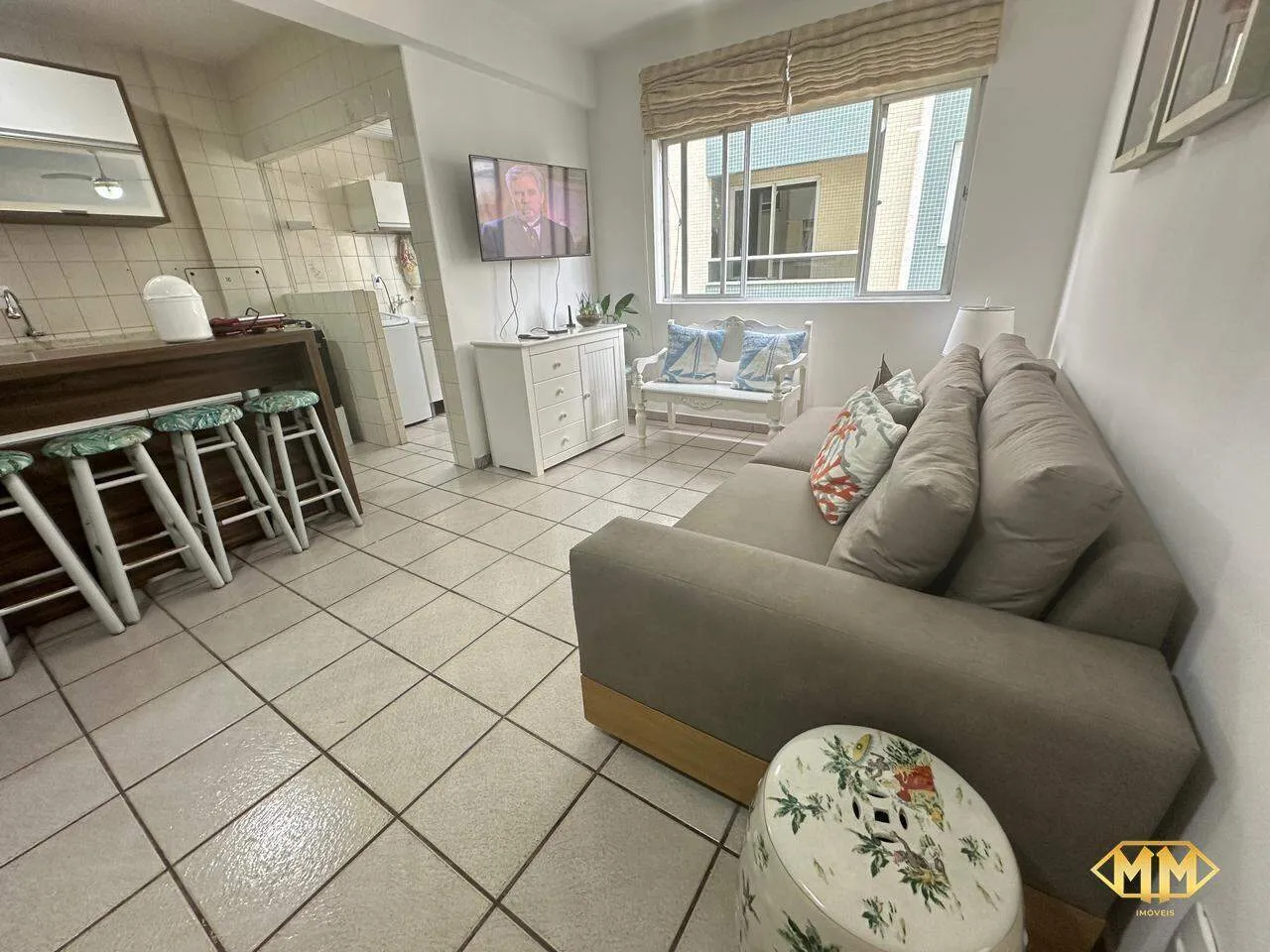 Furnished apartment, 60 m², with a washing machine