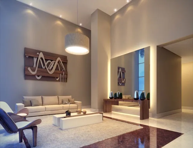 Furnished 1-bedroom apartment with balcony and open-plan kitchen