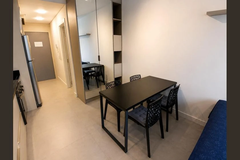 Studio mobiliado com 1 quarto e cozinha americana — photo 7