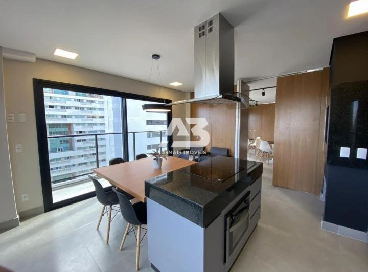 Apartamento mobiliado de 1 quarto com cozinha em conceito aberto — photo 3