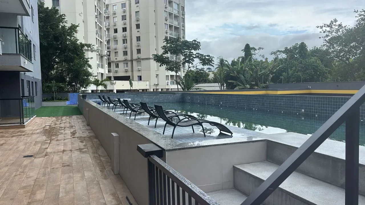 Apartamento de 1 quarto com cozinha integrada e vaga — photo 37