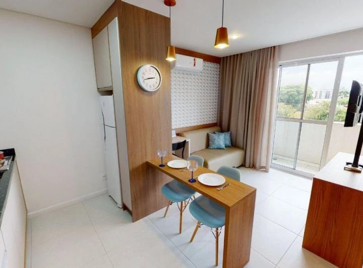 Мебльований студіо 30 м² з відкритою кухнею — photo 2