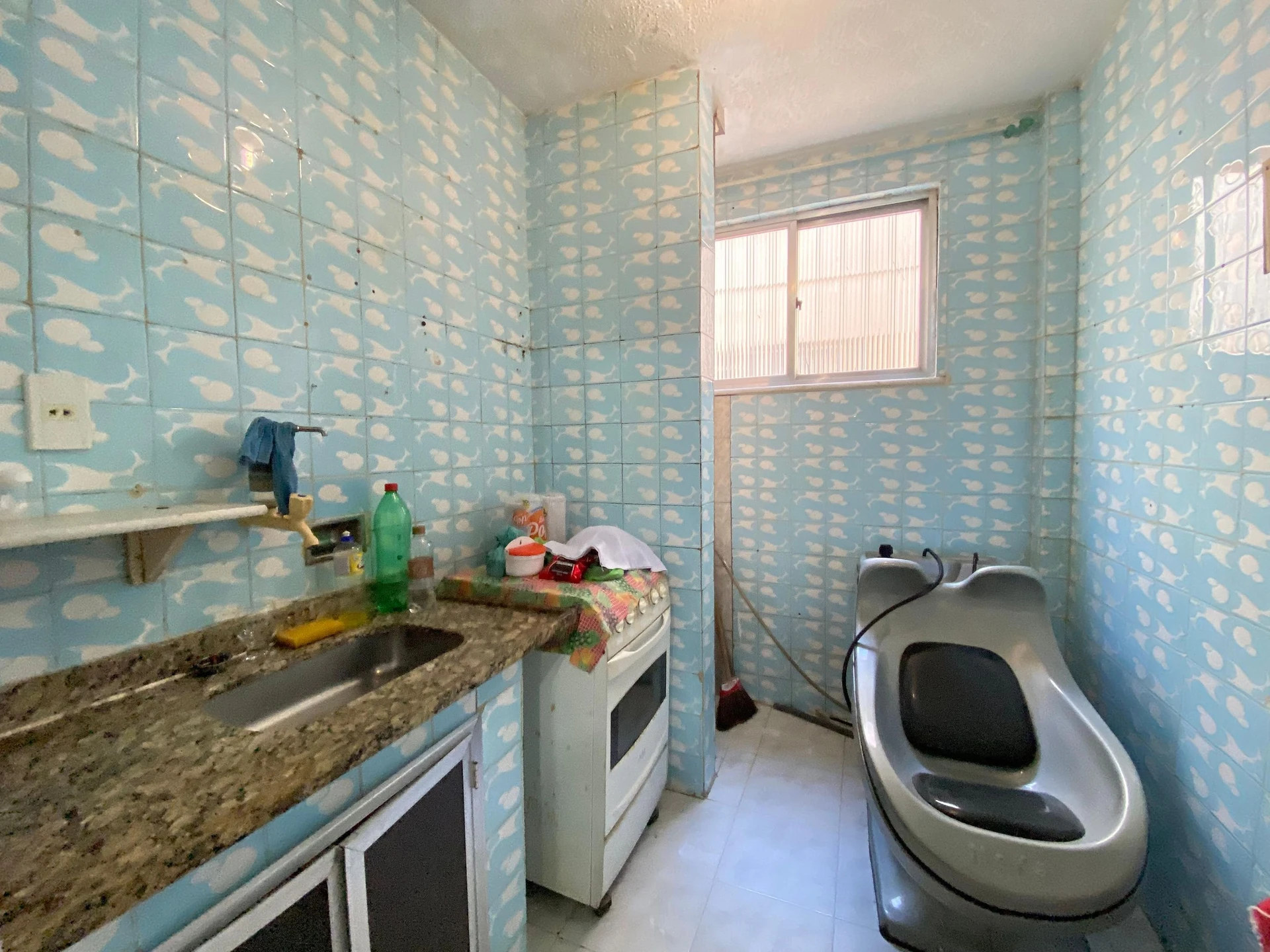 Furnished apartment with 2 bedrooms, 1 bath and 1 parking