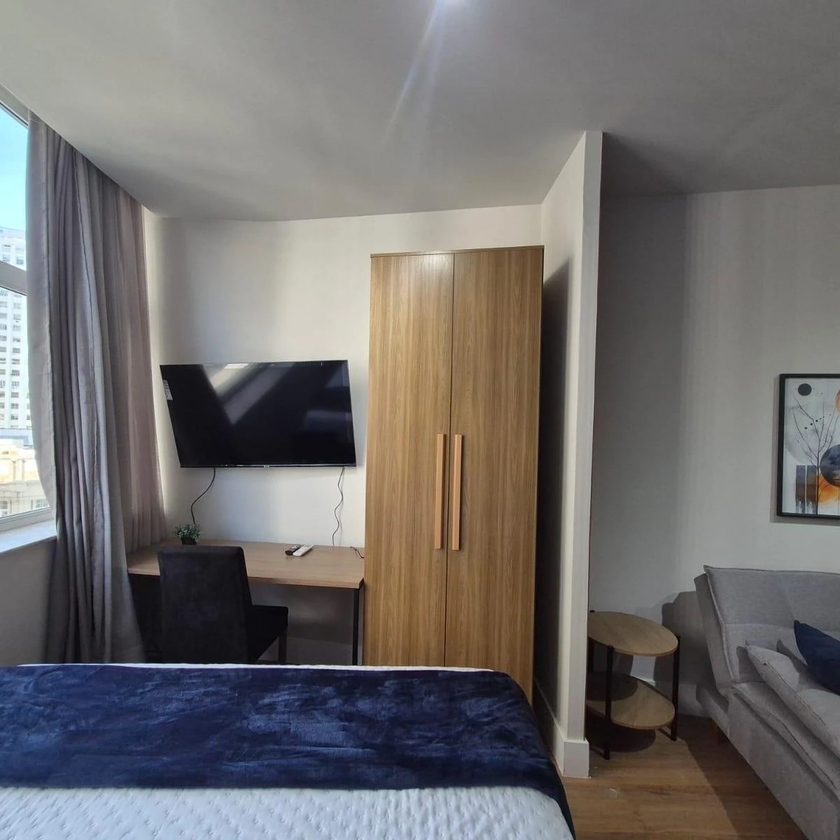 Furnished apartment, 30 m², with a washing machine — photo 4