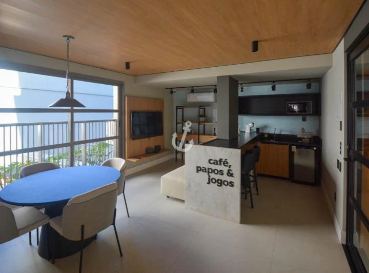 Furnished 1-bedroom apartment with 47 m² and garage