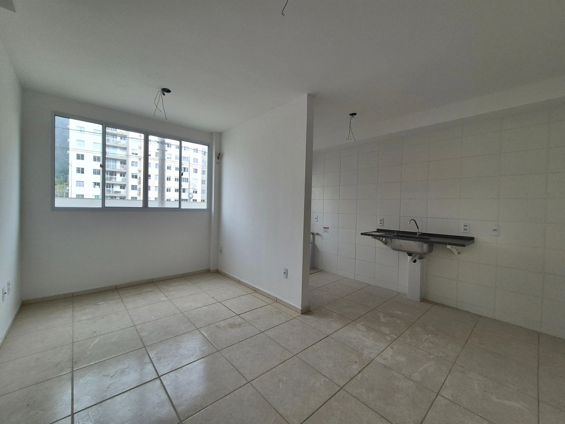 2-bedroom apartment in a building with a gym