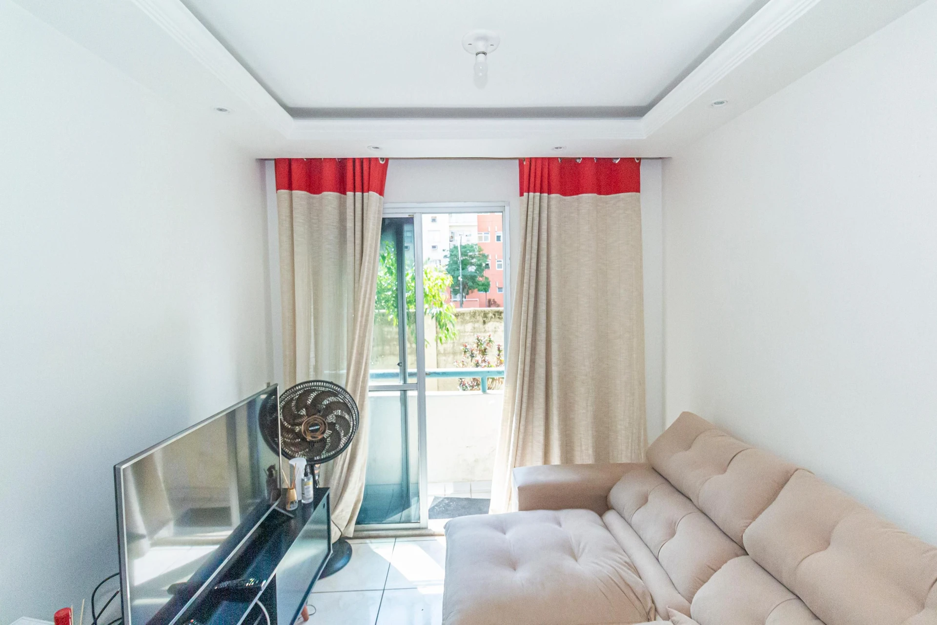 Furnished apartment with air conditioning and 2 bedrooms