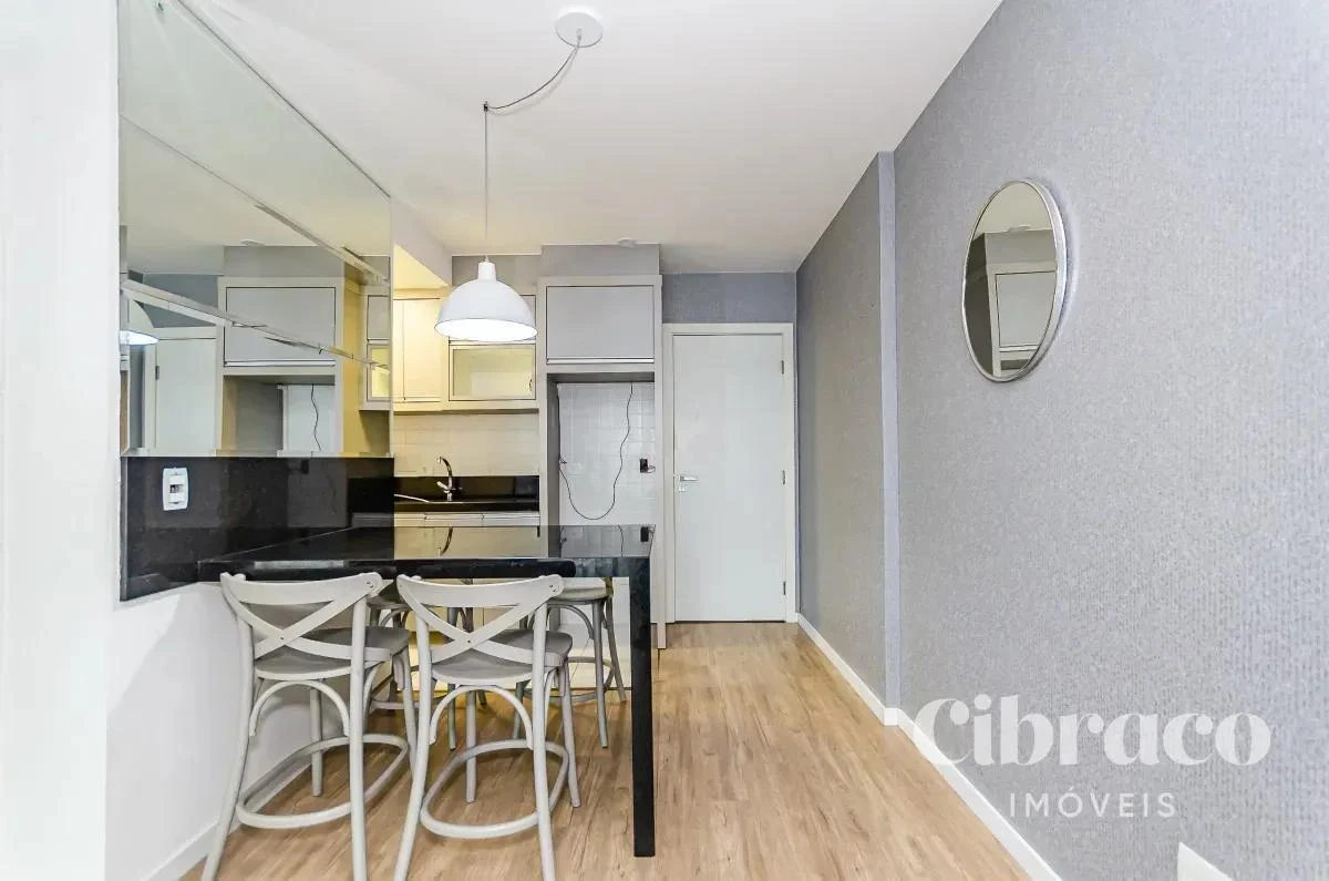 One-bedroom apartment with a washing machine in Curitiba — photo 2